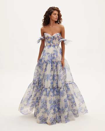 Elviera Dress – Romantic Floral Gown