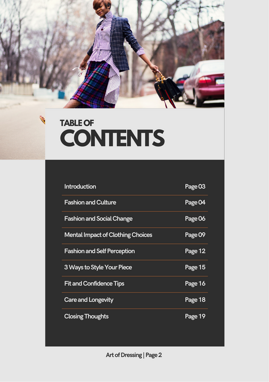 The Art of Dressing | Digital Style Guide