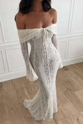 Off Shoulder Maxi Dress - BELLAFISTA