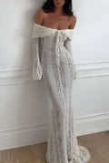 Off Shoulder Maxi Dress - BELLAFISTA