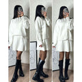 Luxury Knitted Top & Skirt Set - BELLAFISTA