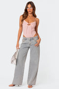 Laura - Bow Tie Jeans - BELLAFISTA