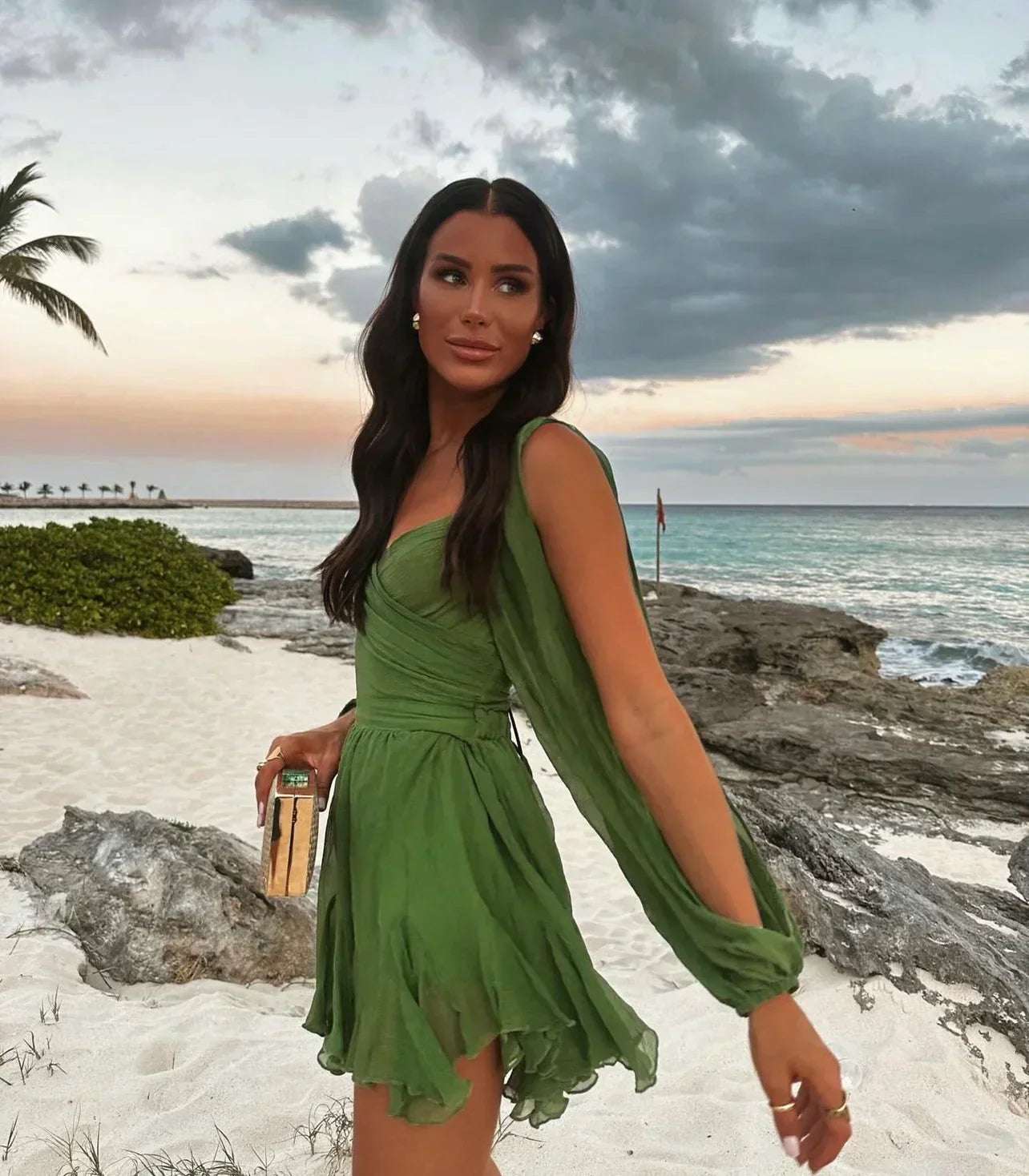 Gaia Mini Dress - BELLAFISTA