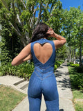 Fenna - Jeans Jumpsuit - BELLAFISTA