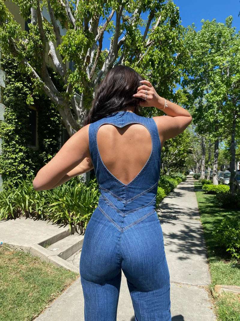 Fenna - Jeans Jumpsuit - BELLAFISTA