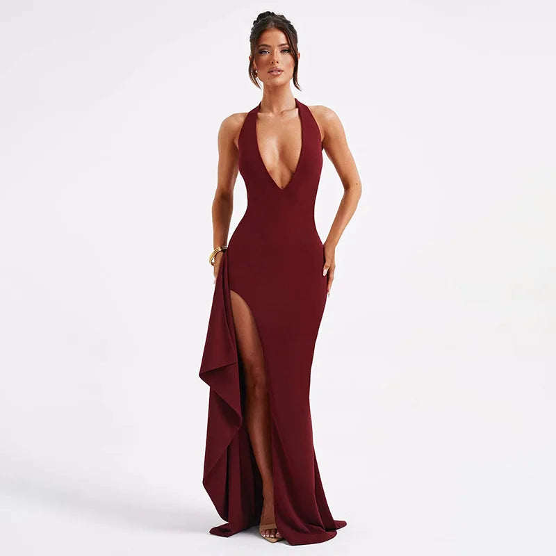 Avrilyaan V-Neck Dress - BELLAFISTA