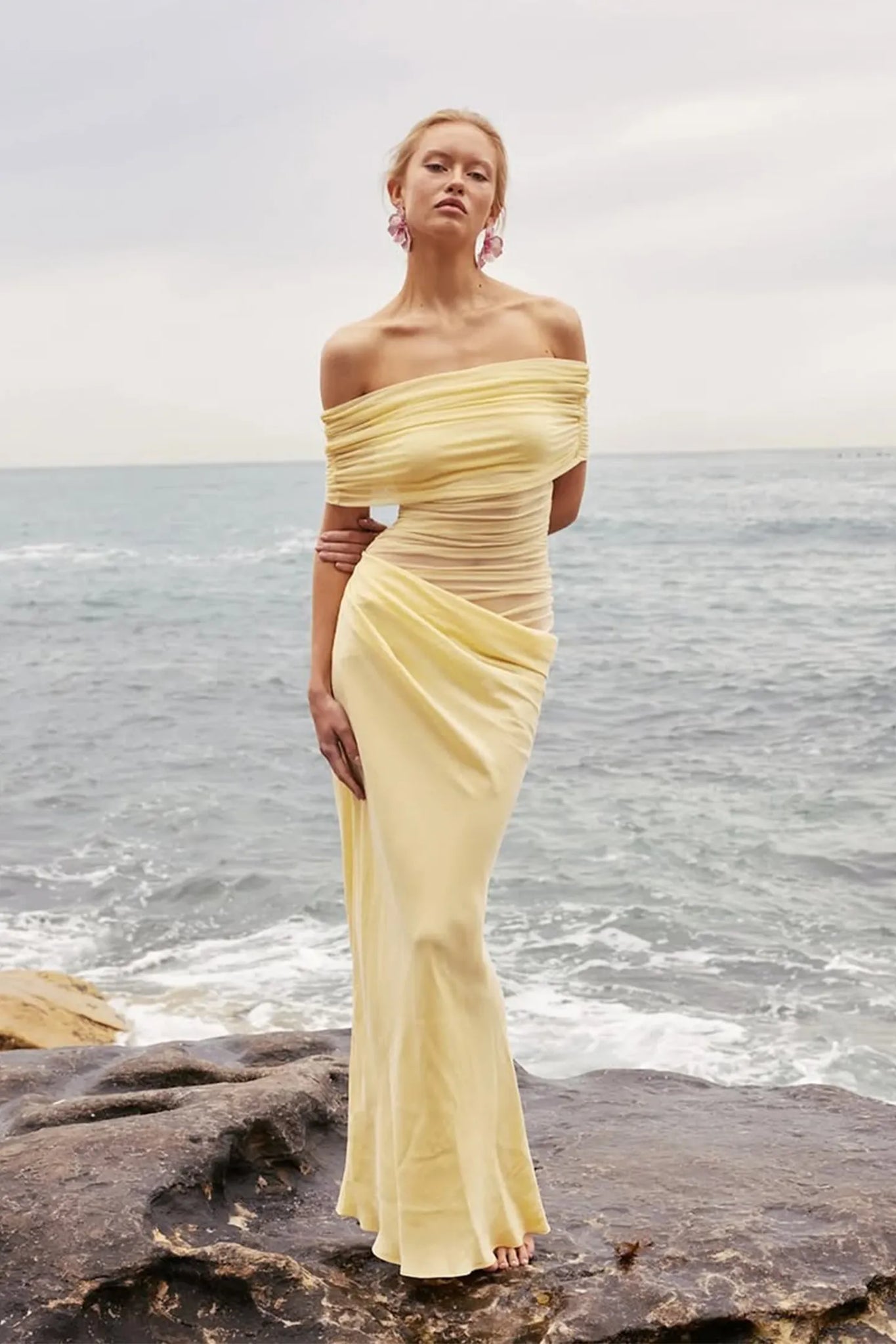 Leona Off Shoulder Maxi Dress