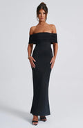 Belinda Maxi Dress - Burgundy - BELLAFISTA