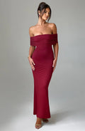 Belinda Maxi Dress - Burgundy - BELLAFISTA
