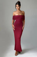 Belinda Maxi Dress - Burgundy - BELLAFISTA