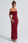 Belinda Maxi Dress - Burgundy - BELLAFISTA