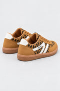 Mila Walking Sneakers in Leopard – pair rear view