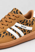 Mila Walking Sneakers in Leopard – side detail