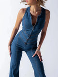 Fenna - Jeans Jumpsuit - BELLAFISTA