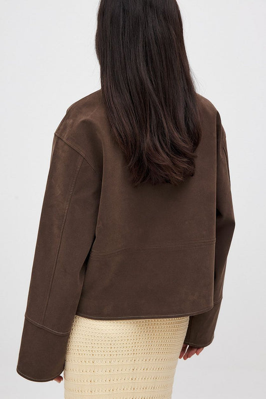 Suavé Faux Suede Jacket