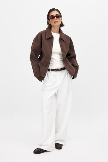 Suavé Faux Suede Jacket