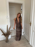 Columbine maxi dress - leopard - BELLAFISTA