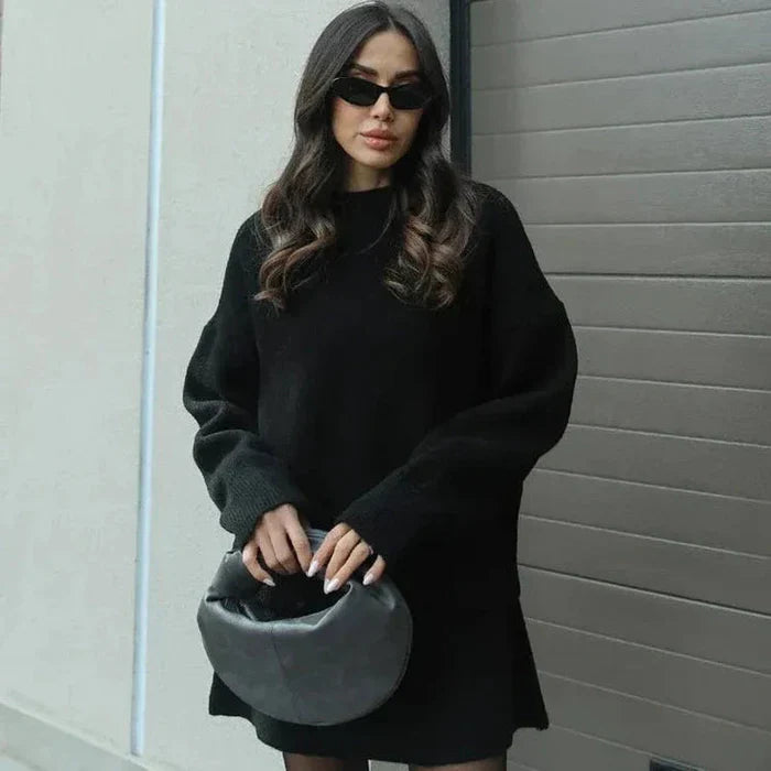 Luxury Knitted Top & Skirt Set - BELLAFISTA