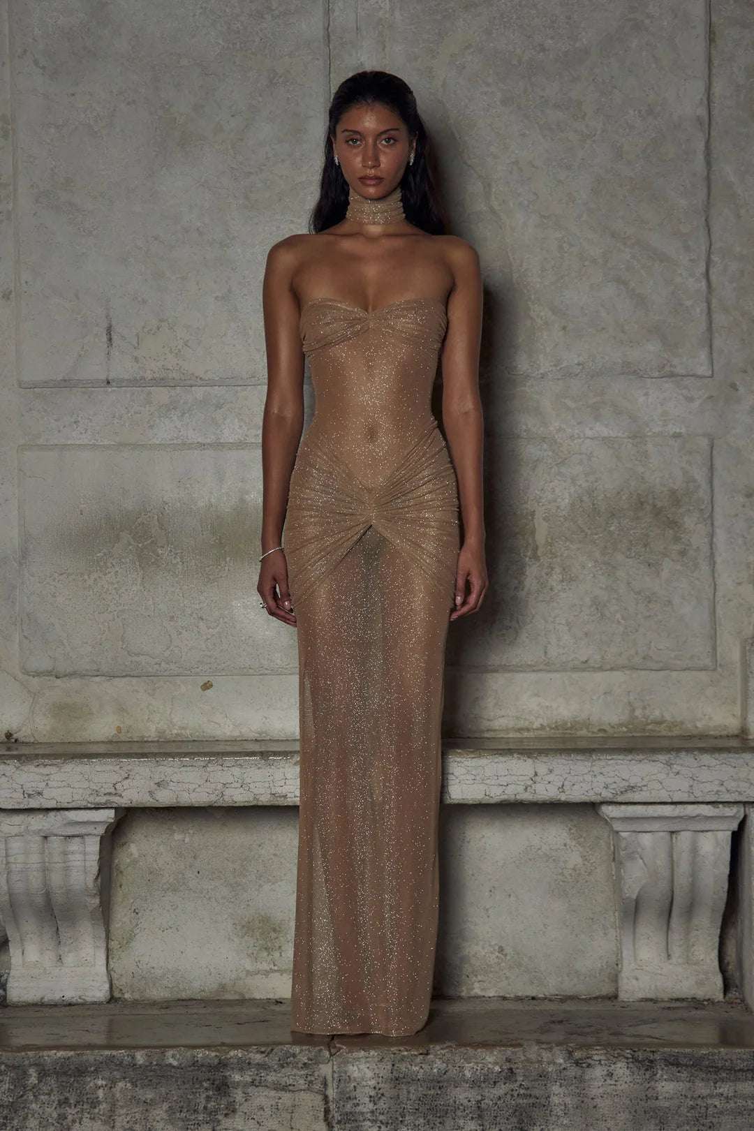Bellamy - Sculpted Elegance Gown - BELLAFISTA