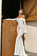 Off Shoulder Maxi Dress - BELLAFISTA